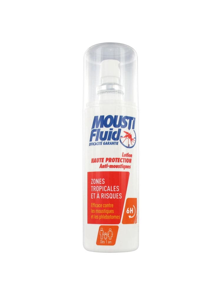 Moustifluid Lotion Haute Protection Zones Tropicales et à Risques 100 ml